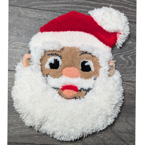 Father Christmas plush wall hanger
