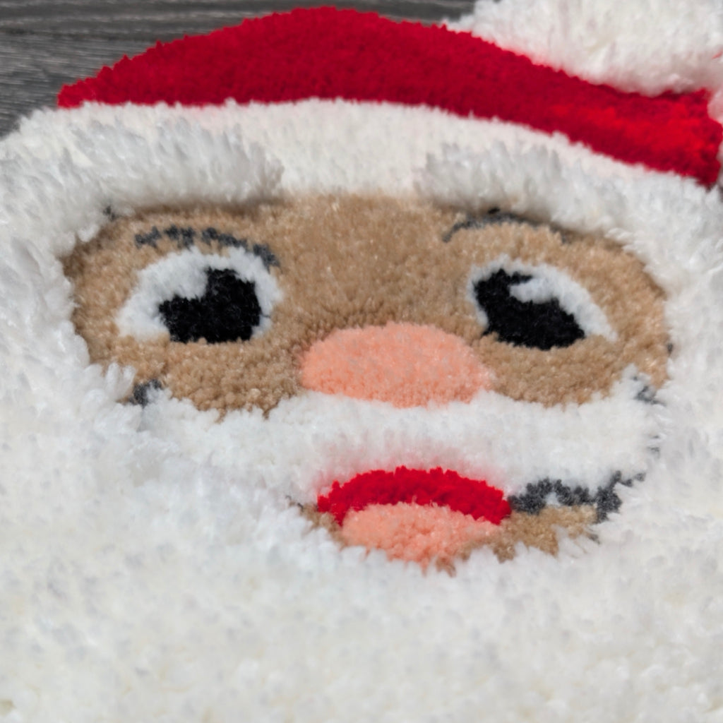Father Christmas plush wall hanger