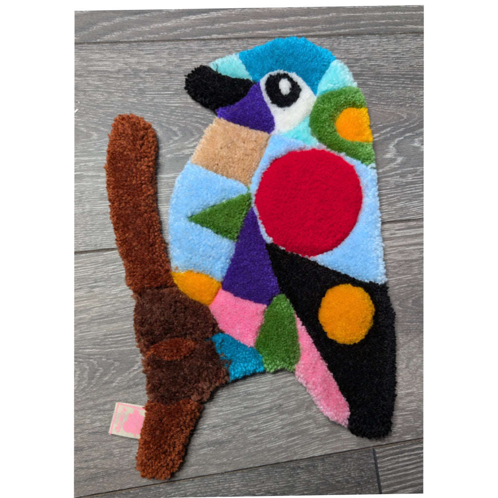 Geometric bird wall hanger